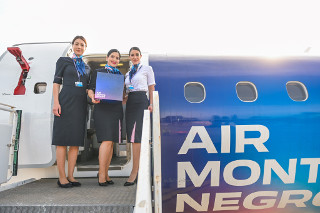 Dvije godine od prvog redovnog komercijalnog leta Air Montenegra