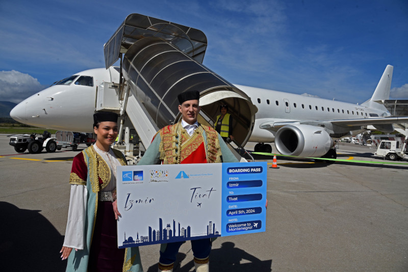 Air Montenegro otvorio liniju Tivat-Izmir