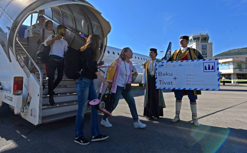 Air Montenegro otvorio liniju Tivat-Baku
