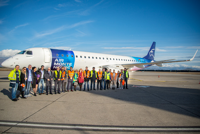 Brendiran prvi avion Air Montenegra